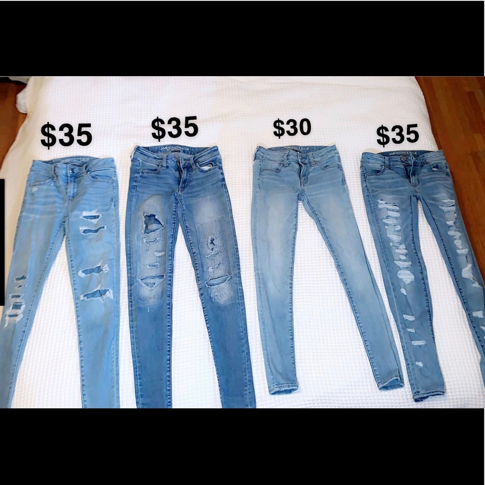 American Eagle jeans.